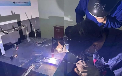 焊工實(shí)操教學(xué)現(xiàn)場(chǎng)二